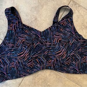 Knix catalyst Bra size 8 black blue pink print 40D 42D 40DD 42DD 40E high impact